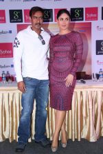 Kareena Kapoor, Ajay Devgan at Singham Returns Promotional Event in Mumbai on 8th Aug 2014